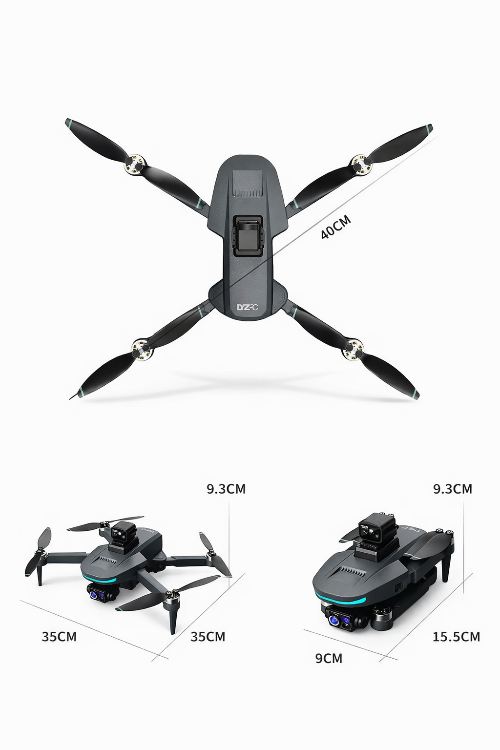 ArnoTech Falcon Pro GPS Drone – 3-Assige Gimbal & 4K Fotoresolutie