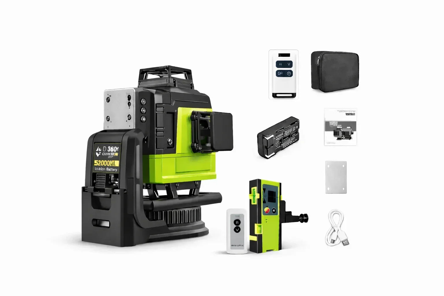 ArnoTech™ 4D Groene Laser Waterpas – Zelfnivellerend & Professioneel - ArnoTech™