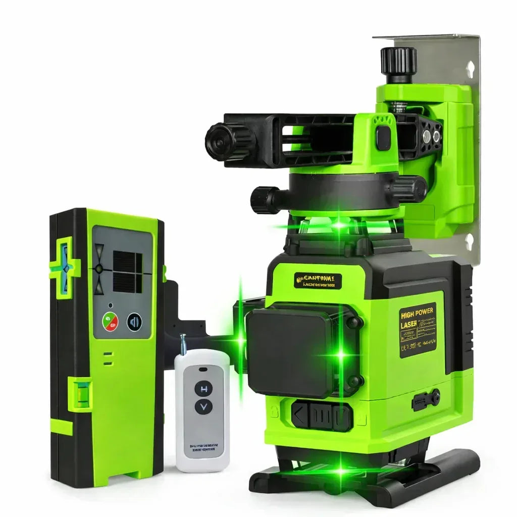ArnoTech™ 4D Groene Laser Waterpas – Zelfnivellerend & Professioneel - ArnoTech™